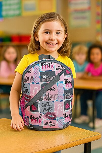 NewBag Rucsac pentru fete de grădiniță sezon nou - cu model GRPWR