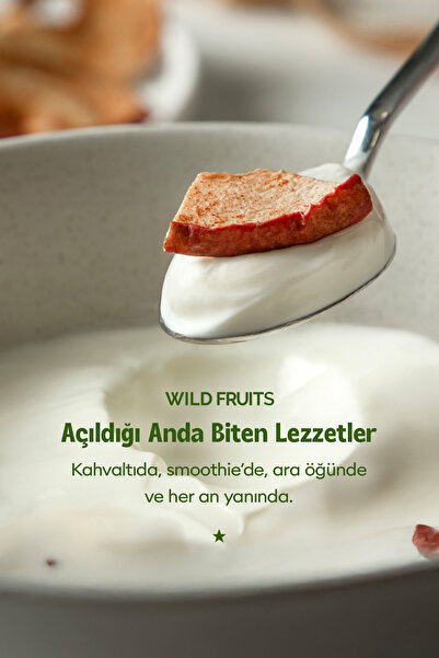 WildFruits Premium Quality Kuru Meyve Tarçınlı Elma - Katkısız Şeker İlavesiz Vegan Soft Dried Meyve Kurusu 3 x 50 gr
