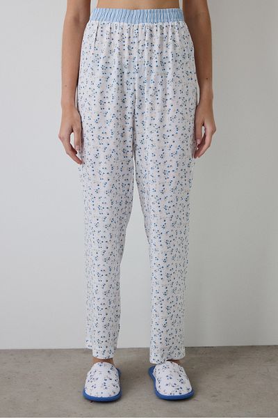 Penti Optical White Lilah Floral Patterned Pajama Bottoms
