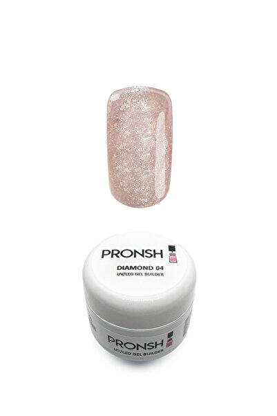Pronsh Builder Jel 30gr Diamondserisi 04 Simli Uv/led Protez Tırnak Jeli