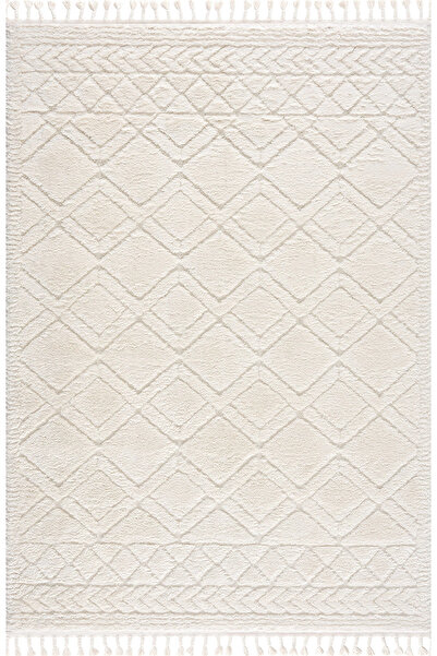 Eliz Home Krem Dokuma Halı Yolluk Yıkanabilir Oturma Odası Salon Mutfak Halısı