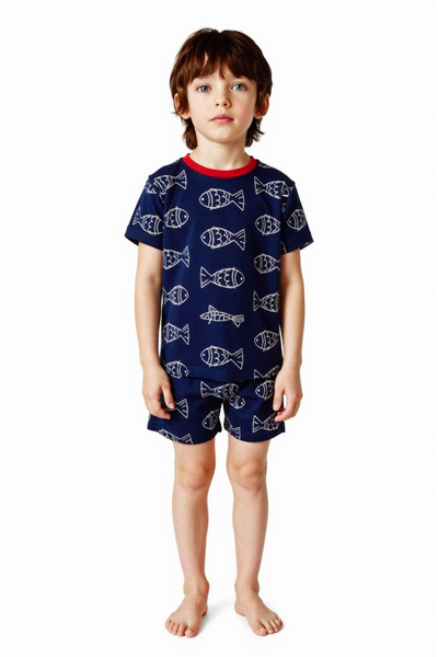 Penti Boy's Fish Pajama Set