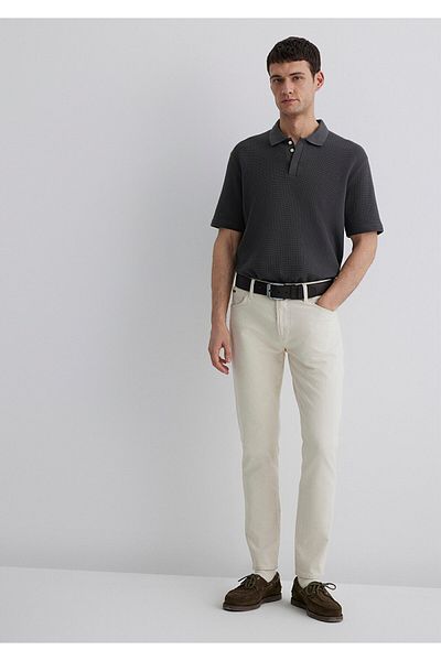 Mavi Milan Classic Denim Ecru Jean Trousers 0081087654