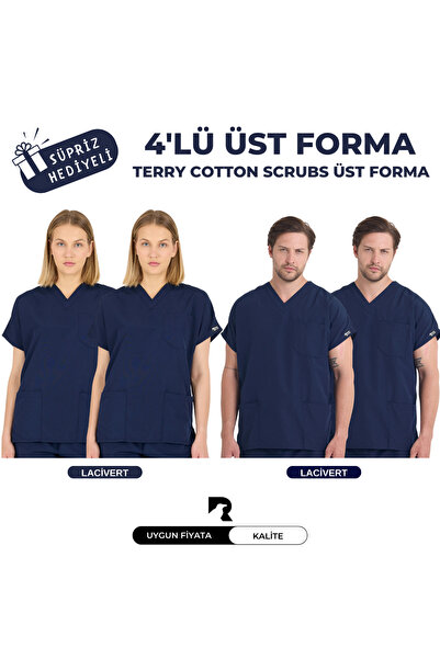 KARGA ÜNİFORMA 4' SET GORNJI DRES - Unisex uniforma sa šišmiš rukavima za med...