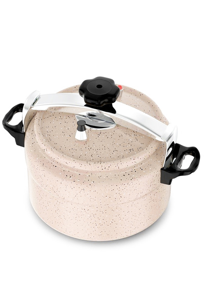 DLC High-Safety Aluminum Granite Pressure Cooker 5L