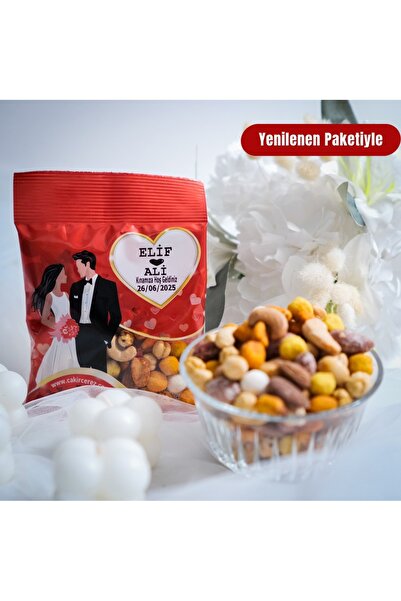 Çakır Çerez 50 Gram Lüks Kına Çerezi 125 Adet