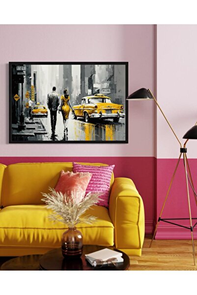 mujrah لوحة فنية جدارية كانفس مقاس 80*120 بجودة عالية بتصميم مربع