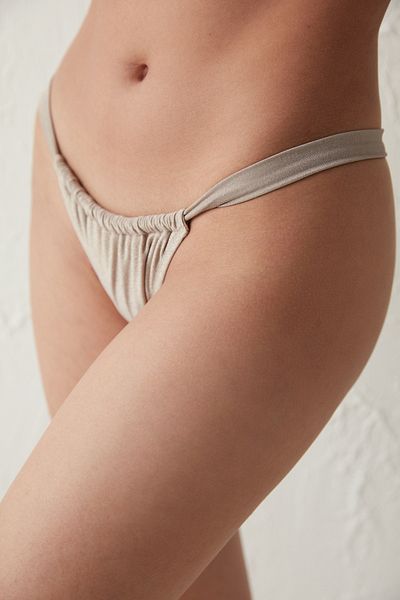 Penti Beiges Bikinihöschen mit Glitzer an der Seite