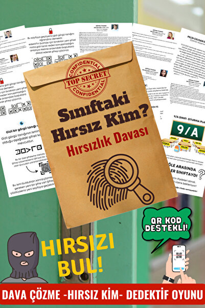 GameBulance من هو اللص في الفصل؟ - قضية اللص - لعبة المباحث - من هو المجرم - العثور على اللص - لعبة صندوق تحليل الجريمة