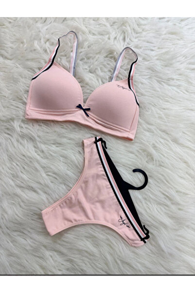 KozaBiat % Cotton Young Girl Training 4-Piece Bra Set