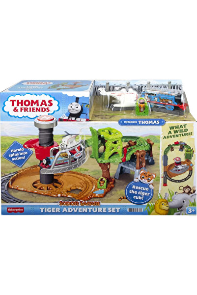 FISHER PRICE Thomas Ve Arkadaşları Sodor Safari Kurtarma Görevi, Motorlu Tren...