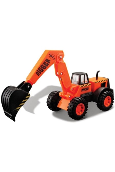 Genel Markalar Maisto İnşaat Araçları T.Kepçe İş Makinası Metal Gövdeli 11 cm