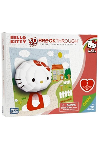 Mega Puzzles Mega Puzzle 140 Parça 3 Boyutlu Puzzle Breakthrough Hello Kitty