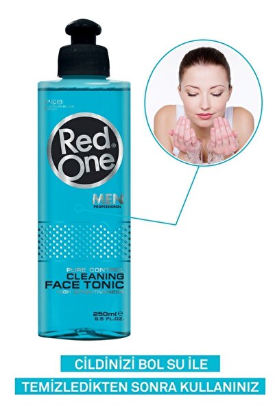 Red One Redone Yüz Temizleme Toniği Ve Akne Karşiti Makyaj Temizleme - Vegan 250 ml