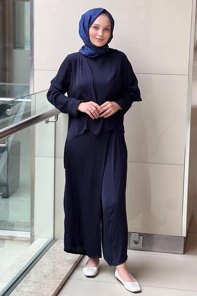 Ceremony Blouse Cape Trousers Double Breasted Closure Memory Suit