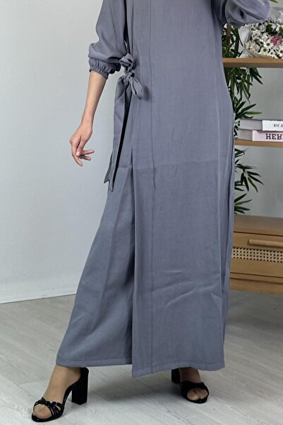 Invee İnvee Yandan Bağlamalı Elbise