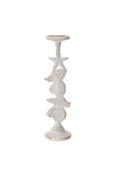 Mudo Home SEA WORLD MUMLUK BEYAZ 11X11X42 CM