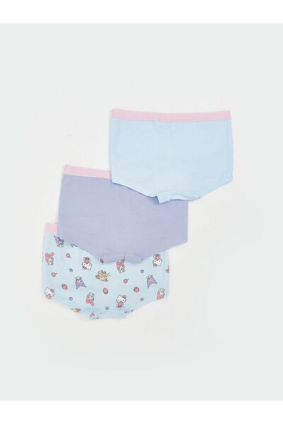 LC Waikiki New Season Hello Kitty Patterned Girl's Boxer 3-Piece - S5Pf77Z4
