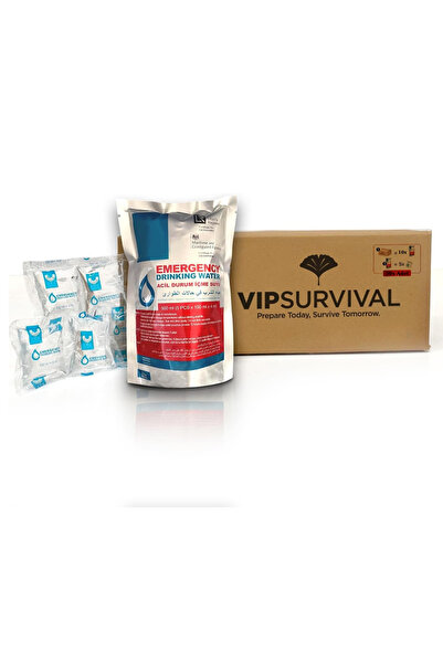 4s 5 Yıl Raf Ömrü ile Acil Durum,Afet Ve Deprem Suyu, (1 KOLİ) (10 Paket x 500 ml.)