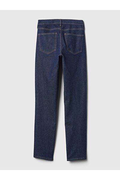 GAP Kadın Lacivert Mid Rise Vintage Slim Jean Pantolon