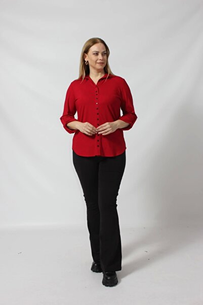 Moda Berray Kolu Apolet Detaylı Yumuşak Dokulu Yün Gömlek