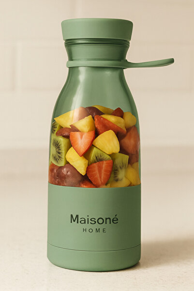 maisone home Mini Taşınabilir Blender – Şarjlı, 1000 ml, Meyve/Smoothie İçin, BPA İçermez