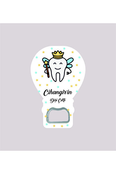 WMTasarim Diş Buğdayı Mavi Temalı Balon Açacak Magnet (Jelatin Paket Hediyeli)