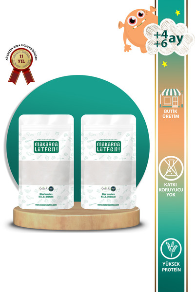 Makarna Lütfen Avantajlı 2 Li Organik Pirinç Unu (+4 ve +6 ay-2x250 gram)