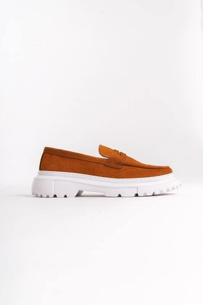 Mubiano Натуральна шкіра MBKRY109-TB Чоловічий ремінь Деталь Таба Лофер