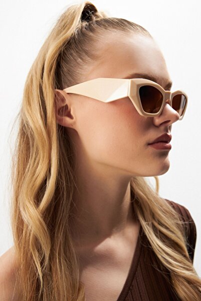 Aqua Di Polo 1987 Beige Women's Sunglasses Apsn 012403