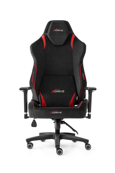 XDrive Anka Profesyonel Oyuncu Koltuğu Kumaş Kırmızı/siyah