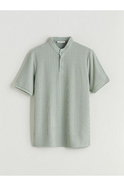 LC Waikiki New Season Judge Collar Men's T-Shirt - S5P563Z8
