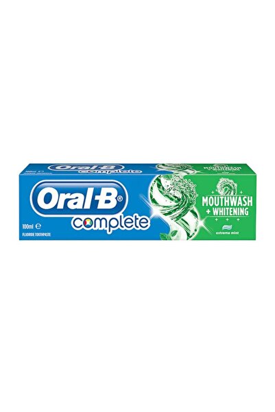 Oral-B غسول فم كامل + معجون أسنان مبيض، 100 مل