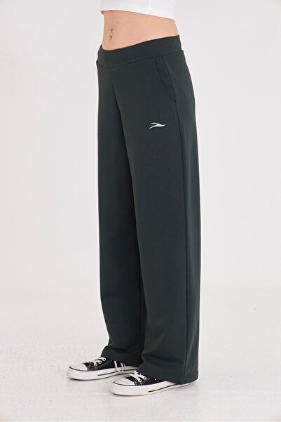 TRENDHİLL Γυναικείο Φαρδύ Βαμβακερό Φούτερ Χακί 5609-H