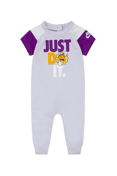 Nike Just Do It Graphic Romper - Purple