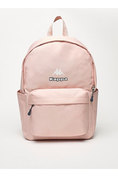 Kappa Logo Detailed Backpack with Adjustable Shoulder Strap