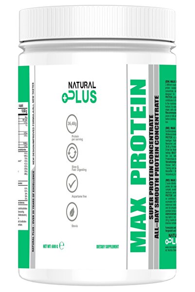 Natural Plus Max Protein 600gr vanilie
