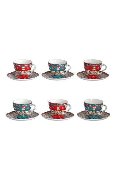 Lucky Art Liora Bone 6Li Kahve Fincani Seti