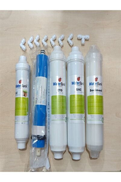 water Su arıtma cihazı Filtresi kapalı kasa cihazlarla uyumlu 5'li filtre set...