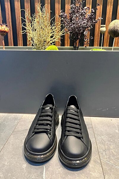 Paulo 1051 ЧОРНІ МАТОВІ ЧОЛОВІЧІ КРОСІВКИ З НАТУРАЛЬНОЇ ШКІРИ