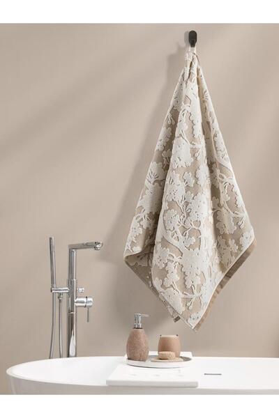 Karna Home Cotton Single Towel Jacquard Karna Eco Batıs 70X140Cm