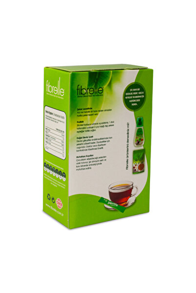 Fibrelle Stevia Stick Toz Tatlandırıcı 80 Adet - Porsiyonluk Peket Kalorisiz Şeker Alternatifi