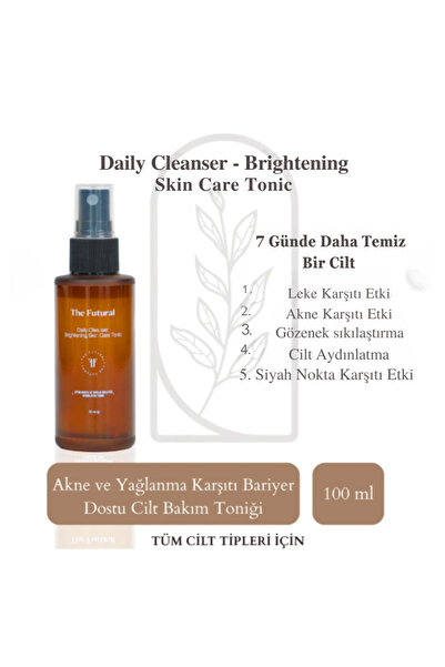 THE FUTURE NATURAL Siyah Nokta Ve Sivilce Karşıtı Aydınlatıcı Tonik, Tüm Cilt...
