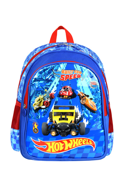 Bliss Hot Wheels Lisanslı Ergonomik İlkokul Çantası 3'lü Set Dayanıklı Malzeme