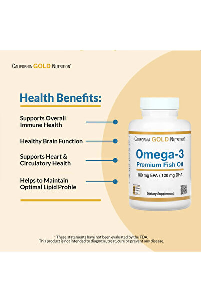 California Gold Nutrition كاليفورنيا غولد نيوتريشن, زيت سمك ممتاز غني بأوميغا-3، 100 كبسولة هلامية من جيلاتين السمك