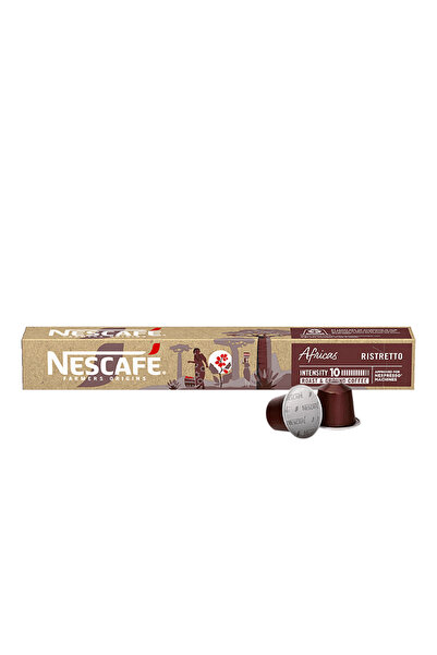 Nescafe FARMERS ORIGINS AFRICAS Coffee Capsules Tube of 10, 44g (Compatible w...