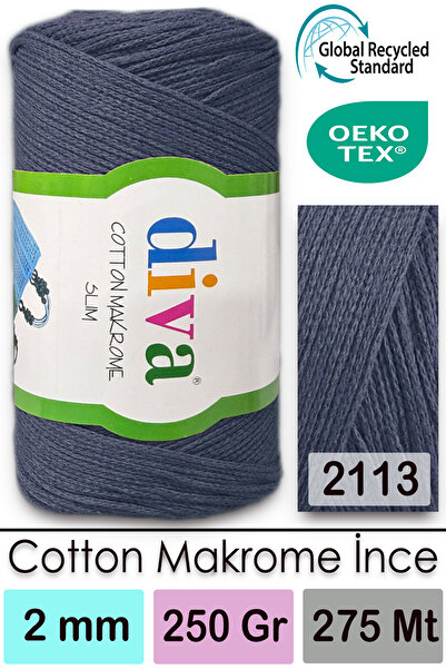 Diva İplik Diva Cotton Makrome Ince 2113 Jeans