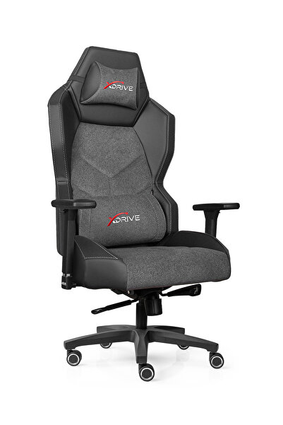 XDrive Kasırga Kumaş Profesyonel Oyuncu Koltuğu Gri/siyah