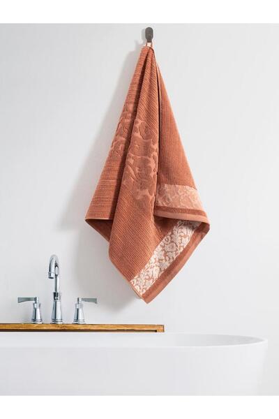 Karna Home Cotton Single Towel Jacquard Carnation Premium Sıbell 50X90Cm