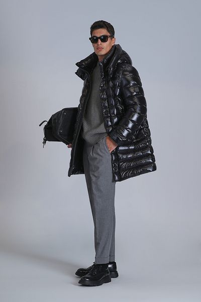 Lufian Albert Goose Feather Men's Coat Black